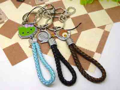 新款 手机链挂件 可爱女士汽车钥匙链钥匙圈