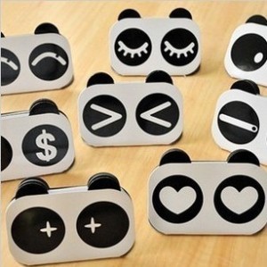 韩国文具 可爱熊猫造型小账本 理财本 记账本