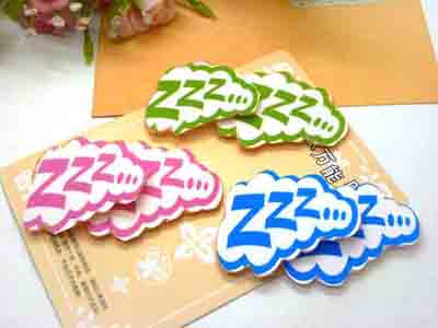 新款 儿童魔法贴米奇花朵刘海贴万能无痕粘发帖头饰品发饰 -卡通魔法贴2支装