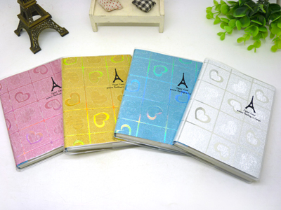 韩版 可爱小清新 糖果色胶套埃菲尔铁塔 笔记本 -64K胶套本DP-6403