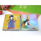 韩版可爱熊猫胶套笔记本学生防水记事本日记本便签本学习用品 -便签本XN-85120