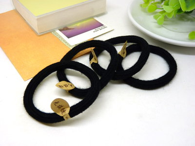 韩版高弹力头绳加粗无接缝发圈黑色橡皮筋扎头发发绳耐用发饰头饰