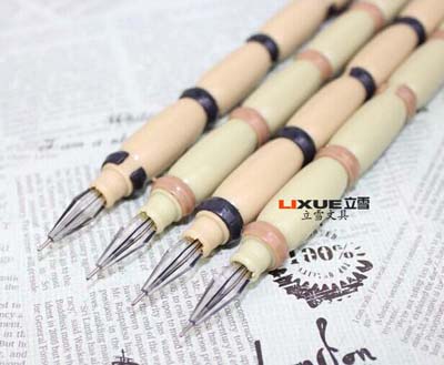 特价创意文具 田园莲藕造型钻石头 黑色中性笔0.38mm 水性笔学习用品