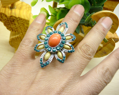 特价 独家原创设计百搭款手工戒指 唯美时尚中国风戒指