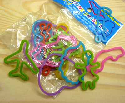 特价{12支装}硅胶橡皮筋 动物橡皮筋 几何造型橡皮筋 多图案硅胶橡皮筋硅胶橡皮筋