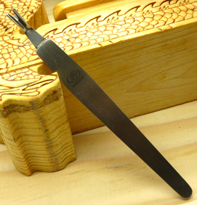 韩版正品THREE SEVEN777全钢焊头美甲修甲工具 去死皮叉死皮推 不锈钢死皮刀