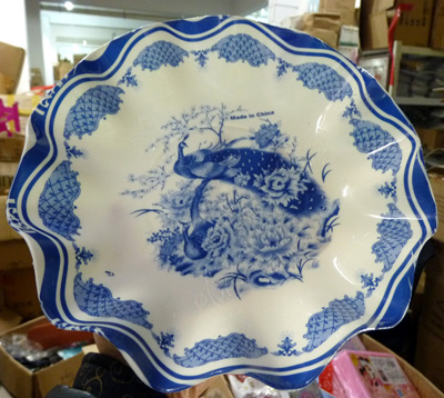 锦上添花青花瓷系列果盘水果盘糖干果盘