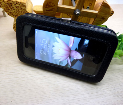 多功能男士钱包 短款真皮可置放驾驶证 卡 手机