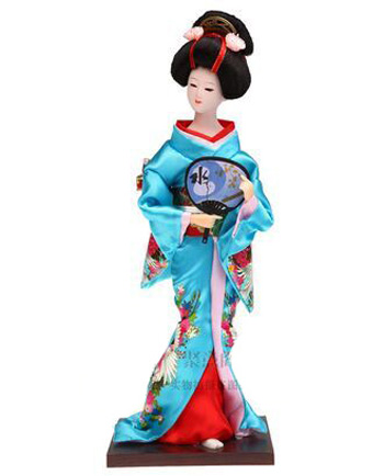 日本艺妓人偶娃娃 日式和...