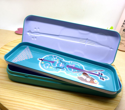 双层卡通铅笔盒 铁皮文具盒33-18