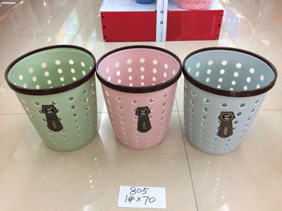 创意垃圾桶 卫生间厨房客厅办公室无盖纸篓805