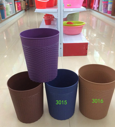 创意垃圾桶 卫生间厨房客厅办公室无盖纸篓3015