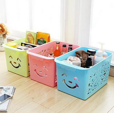 厂家直批 收纳筐 槊料收纳筐 零食收纳筐多功能收纳筐(9705)