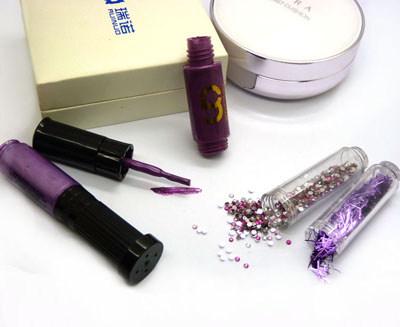 全球最低价批发指甲油点钻套装 淑女必备