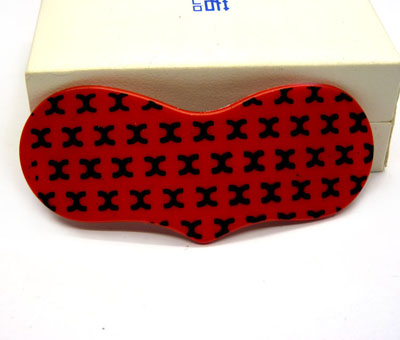 新款亚克力BB夹 长方心形发夹 淑女必备 厂家直批