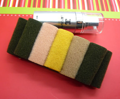 时尚亚麻布发夹 压夹 厂家直批