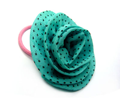 新款蕾丝发圈 大花朵皮筋 发饰批发