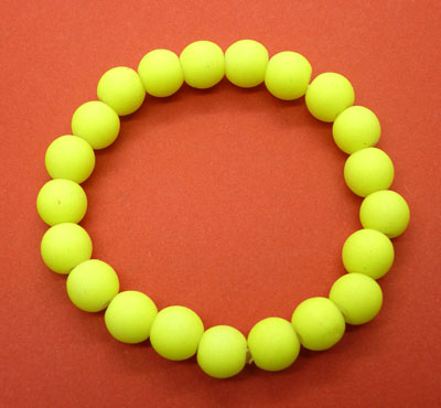 10mm时尚爆款彩珠手链 仿玉石手链手饰批发