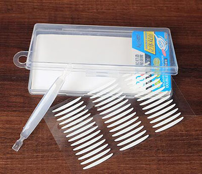 正品双眼皮贴  透明宽面内双深邃型 隐形纤维美眼贴6679	