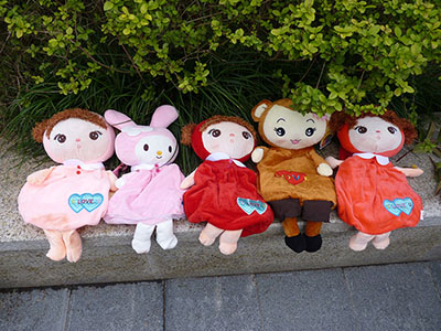 创意卡通毛绒书包  幼儿园宝宝背包