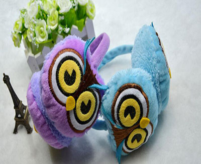 厂家直销卡通耳套 猫头鹰保暖耳罩 可爱时尚保暖耳护