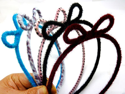 全网最低价毛绒猫耳朵发箍 原宿风正品细头箍小恶魔猫压发箍 百款混搭