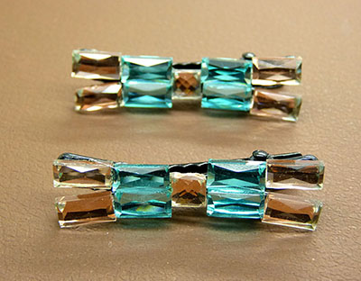 跳楼价格 2个压夹 欧美头饰品水晶边夹发夹刘海夹