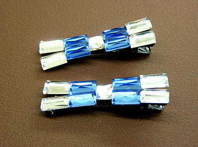 跳楼价格 2个压夹 欧美头饰品水晶边夹发夹刘海夹