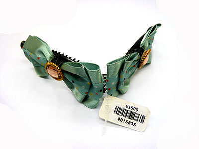 厂家批发立体梳夹 新款韩版布艺蝴蝶结发抓夹