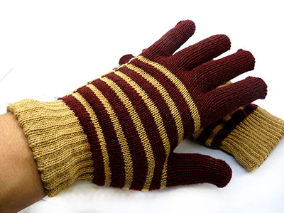 特价冬季保暖手套针织毛线...