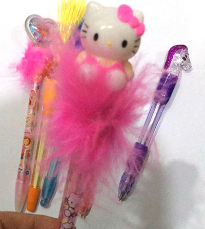 特价处理原价1.55元混款公仔笔 卡通笔 写字笔