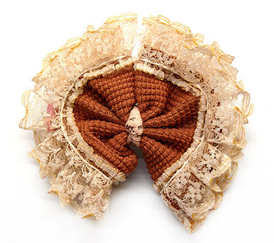 厂家直销发饰头饰 欧美正品蕾丝 蝴蝶结 发夹边夹鸭嘴夹压夹