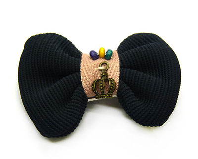 欧美气质蝴蝶结 发夹边夹鸭嘴夹压夹