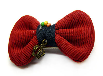 欧美气质蝴蝶结 发夹边夹鸭嘴夹压夹