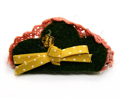 绒布草帽夹边夹压夹 淑女发饰 厂家直销