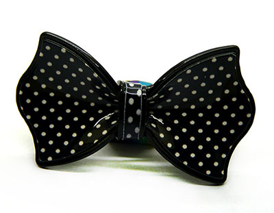 亚克力发夹蝴蝶结压夹批发 两元店头饰发饰批发