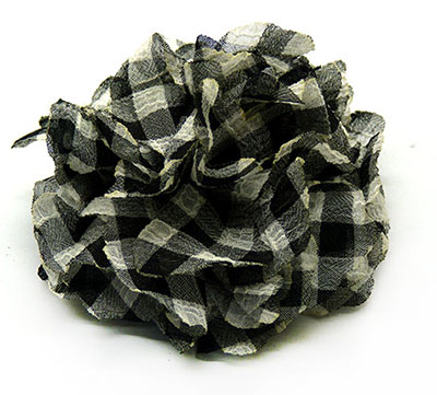 全网最低价进口料仿真花朵发夹 圆形压夹 边夹