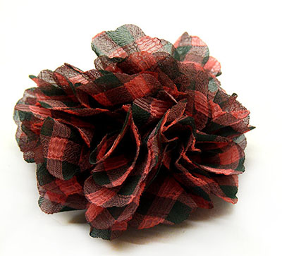 全网最低价进口料仿真花朵发夹 圆形压夹 边夹