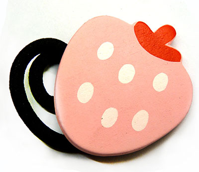 特价欧美范饰品木质卡通皮筋糖果发圈