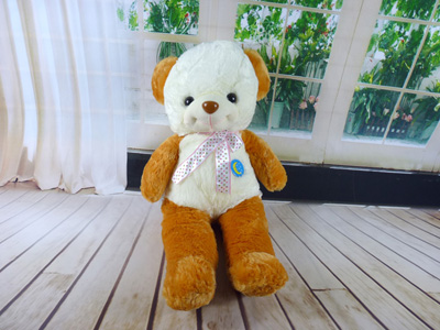 正品毛绒玩具熊泰迪熊公仔 大号熊毛毛熊布娃娃 -笑脸熊-5