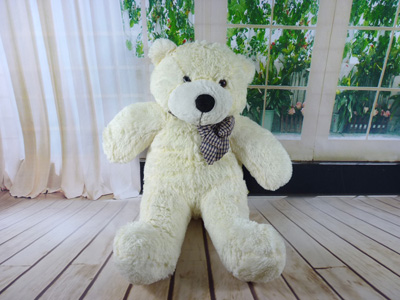 可爱抱抱熊 泰迪熊毛绒玩具 大号毛毛熊公仔布娃娃 领结熊 -80公分熊-5