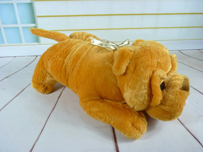 沙皮狗毛绒玩具  布娃娃抱枕 趴趴狗贵宾狗 -沙皮狗-2号