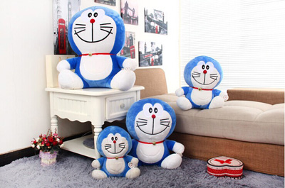 正品多啦a梦机器猫 毛绒公仔儿童玩具娃娃玩偶叮当猫 -叮当猫1号-57号