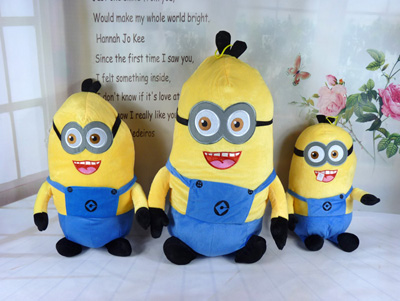 可爱小黄人公仔抱枕长条午睡枕毛绒玩具 娃娃枕头生日礼物女生 -小黄人1号-63号