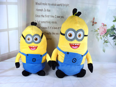 可爱小黄人公仔抱枕长条午睡枕毛绒玩具 娃娃枕头生日礼物女生 -小黄人3号-65号