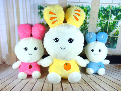 可爱毛绒玩具兔子公仔 缤纷水果兔 布娃娃可爱 六一儿童节礼物 -水果兔2号67号