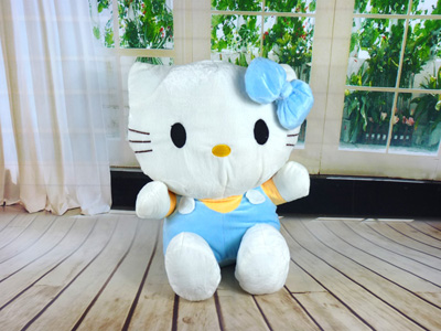 正版hello kitty娃娃凯蒂猫公仔kt猫毛绒玩具 女孩可爱礼物 -KT猫2号-61号