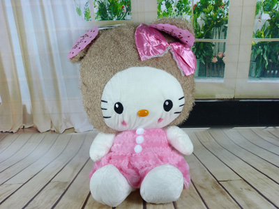 卡通kt猫公仔毛绒玩具情侣饼干kt猫压床娃娃七夕情人-饼干KTM猫1号-75号