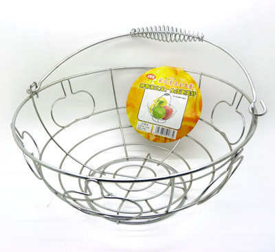 圆形摇摆水果篮 水果盘 时尚创意 果盘水果篮 -0015不锈钢水果篮