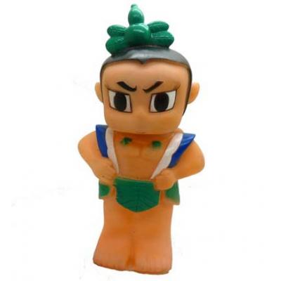 韩版大号儿童洗澡搪胶皮响玩具捏捏叫发声公仔-百款混搭